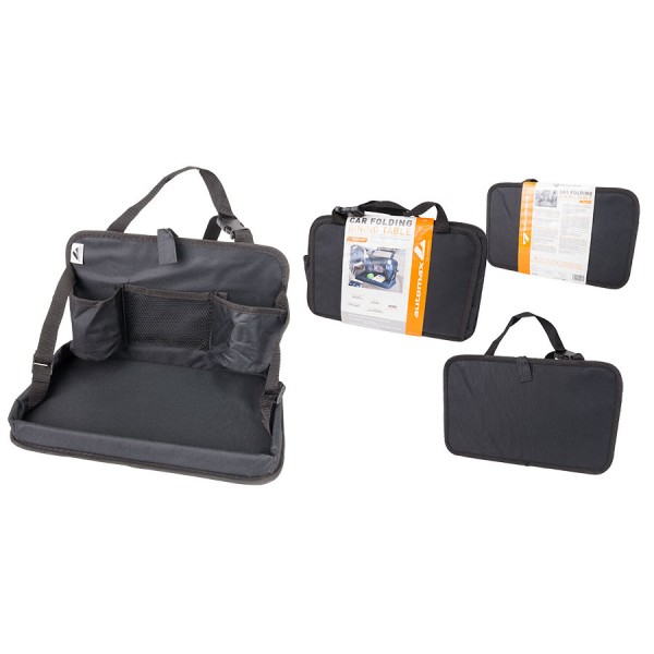 Tavita pliabila cu organizator fixare tetiera scaun 34x22cm