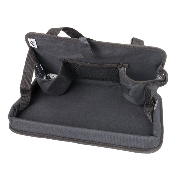 Tavita pliabila cu organizator fixare tetiera scaun 34x22cm