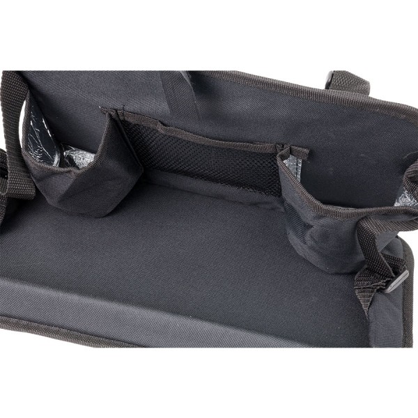Tavita pliabila cu organizator fixare tetiera scaun 34x22cm