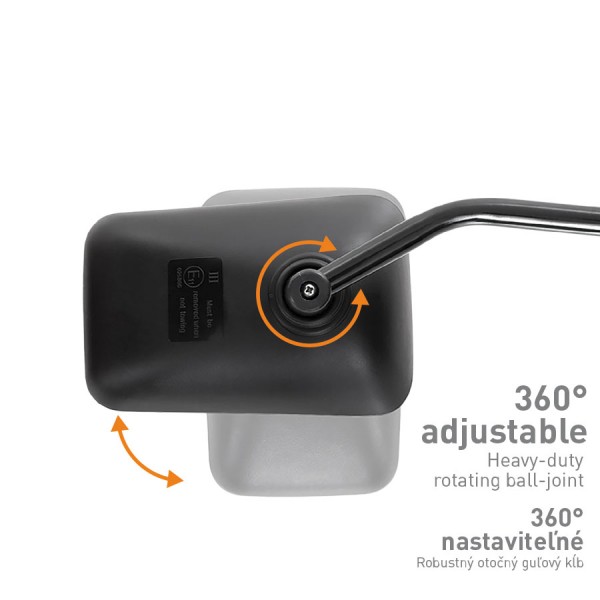 Oglinda exterioara auto auxiliara atasabila Automax, 170x112mm E11, 1 buc