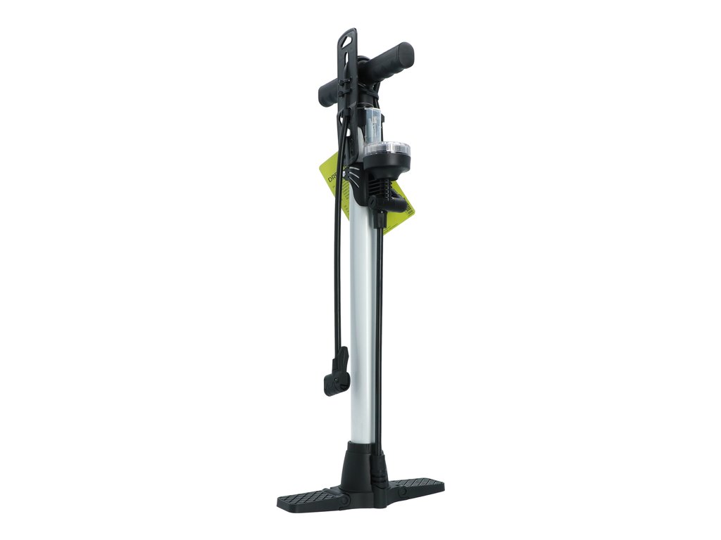 Pompa aer manuala Dresco cu manometru 11 Bar si furtun de 52 cm.