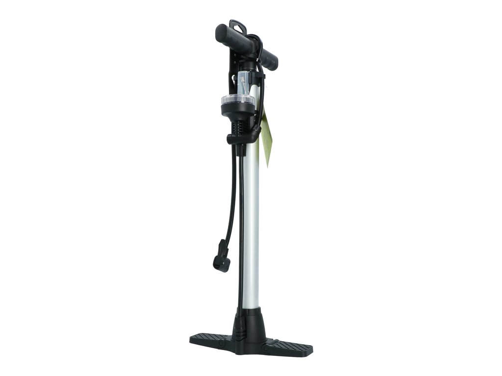 Pompa aer manuala Dresco cu manometru 11 Bar si furtun de 52 cm.