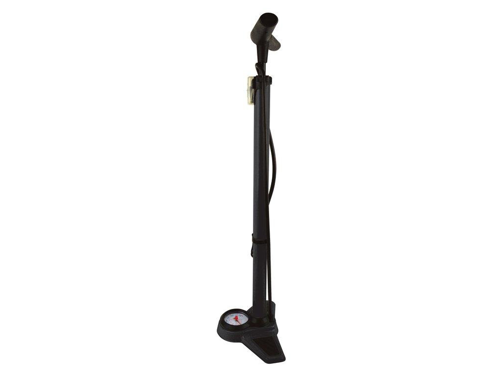 Pompa aer manuala Dresco Pro cu manometru 12 Bar si furtun de 50 cm.