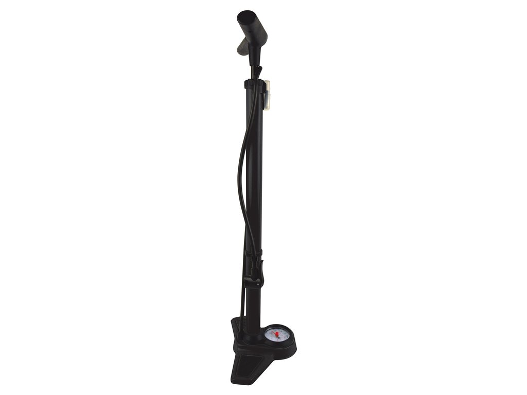 Pompa aer manuala Dresco Pro cu manometru 12 Bar si furtun de 50 cm.