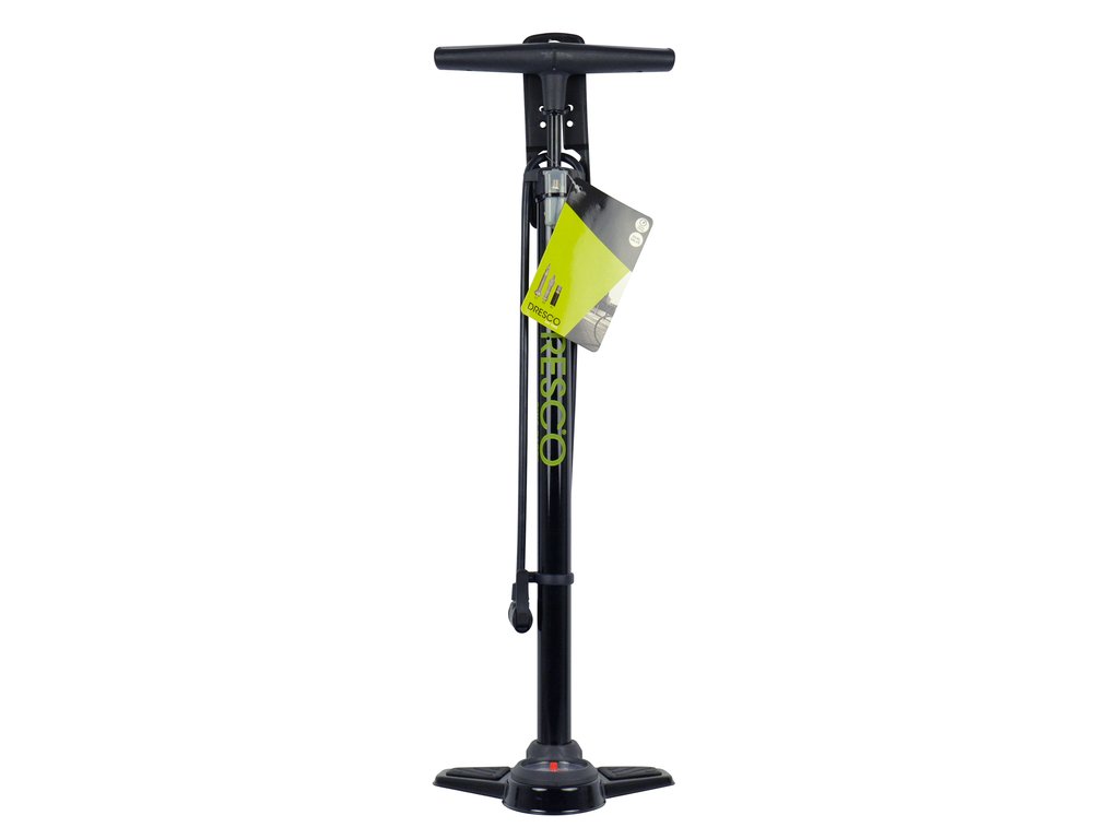 Pompa aer manuala Dresco Pro cu manometru 12 Bar si furtun de 50 cm.
