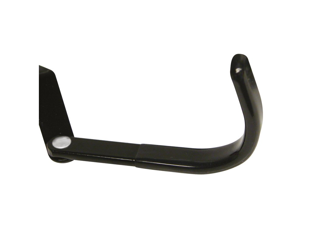Suport bicicleta Dresco scripete, fixare tavan, carlige duble, material otel, maxim 20 kg, negru