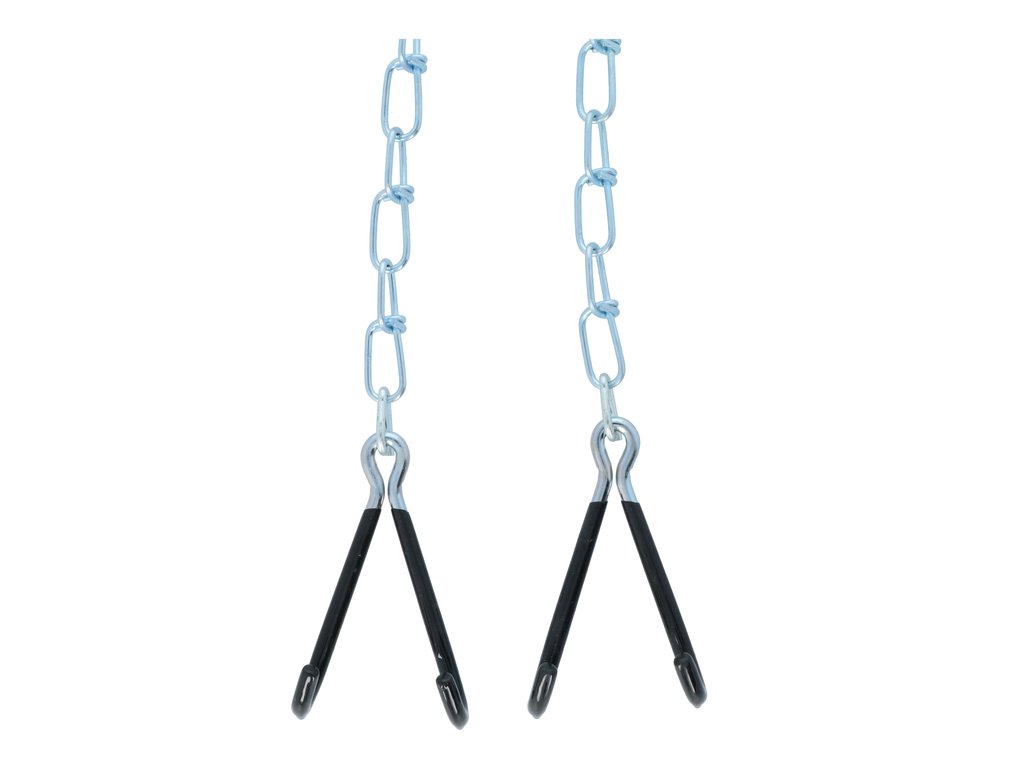 Suport bicicleta tavan Dresco, 2 carlige cu lant, 2x50cm