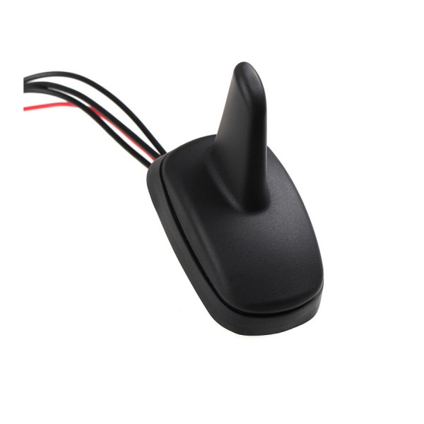 Antena auto reala Rechin, AM/FM, GSM, GPS, 12V, diam gaura fixare 15mm, culoare negru