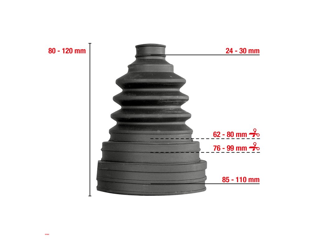 Burduf cap planetara universal Womi W502 Standard, coliere Ligarex + vaselina