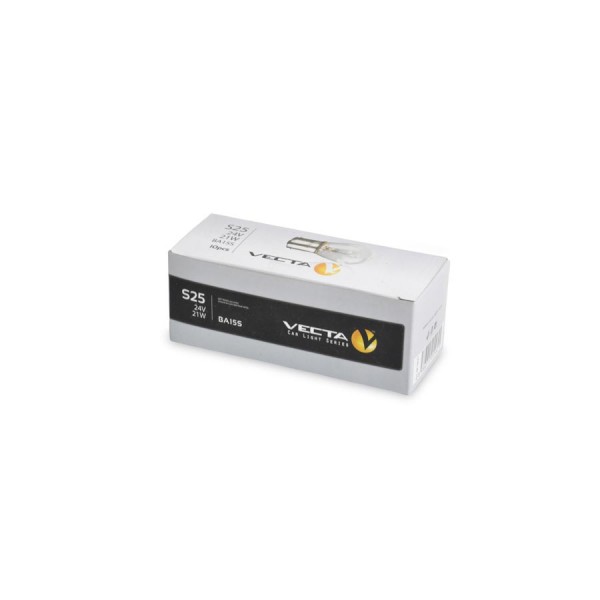 Bec auto BestAutoVest pentru semnalizare 24V 21W G25 BA15S , alb , 1 buc.