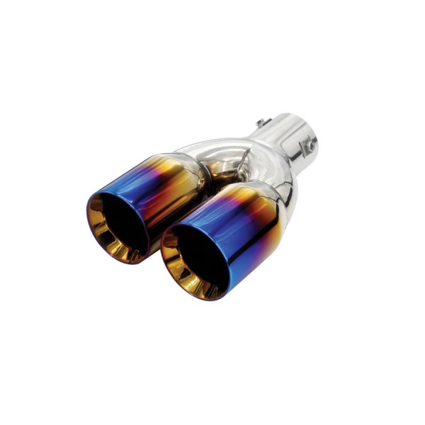 Ornament toba Automax Cromat, iesire dubla, 230x165x61mm