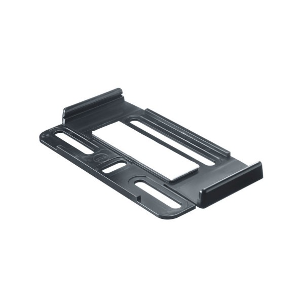 Set 4 suporti numar inmatriculare, fata-spate, negru, fara rama, universal, 8 suruburi incluse