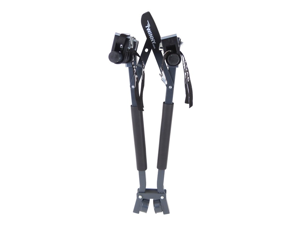 Suport bicicleta Twinny Load EASY fixare pe carligul de remorcare pentru 2 biciclete