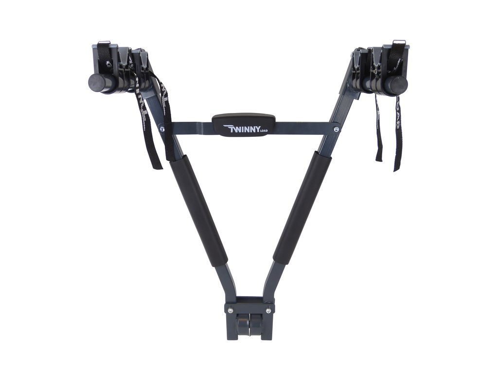 Suport bicicleta Twinny Load EASY fixare pe carligul de remorcare pentru 2 biciclete