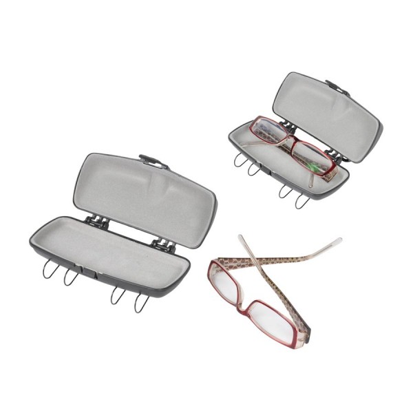 Suport ochelari cu fixare parasolar Automax, dimensiuni Interior 150 x 63 x 45 mm