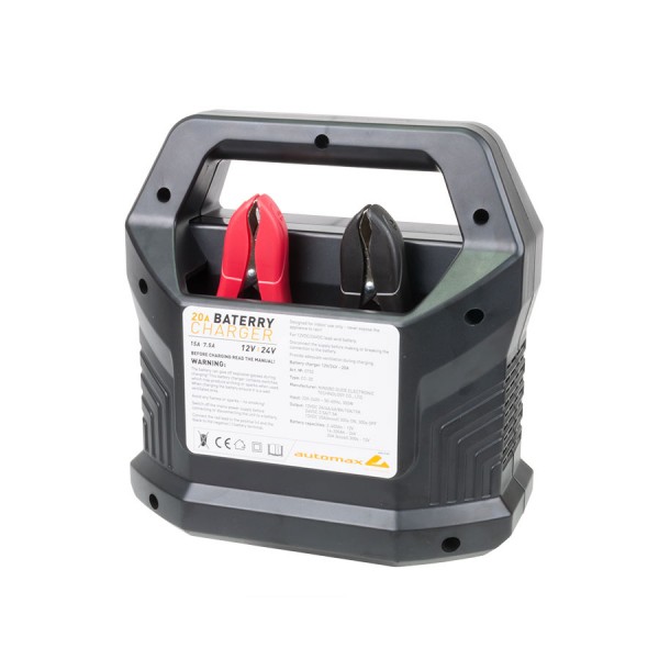 Incarcator acumulator auto Automax 15A, automat, cu afisaj LCD, 12V-24V , redresor automat ptr baterii BOOST,WET,GEL,AGM,UNI