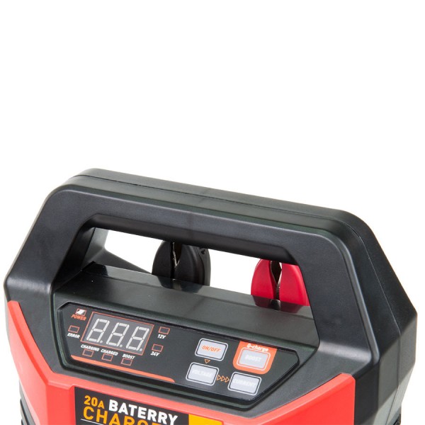 Incarcator acumulator auto Automax 15A, automat, cu afisaj LCD, 12V-24V , redresor automat ptr baterii BOOST,WET,GEL,AGM,UNI