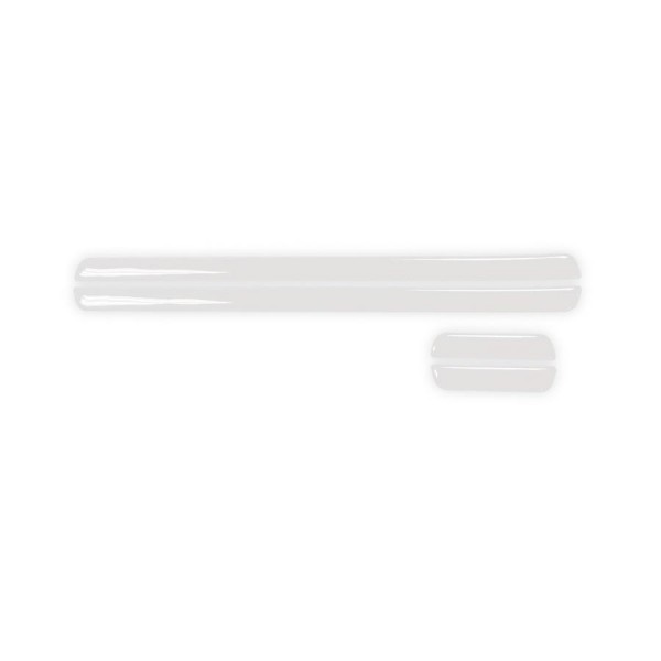 Bandou protectie parcare, set 4 buc, 2x30cm , 2x7cm, transparent, protectie portiere, oglinzi