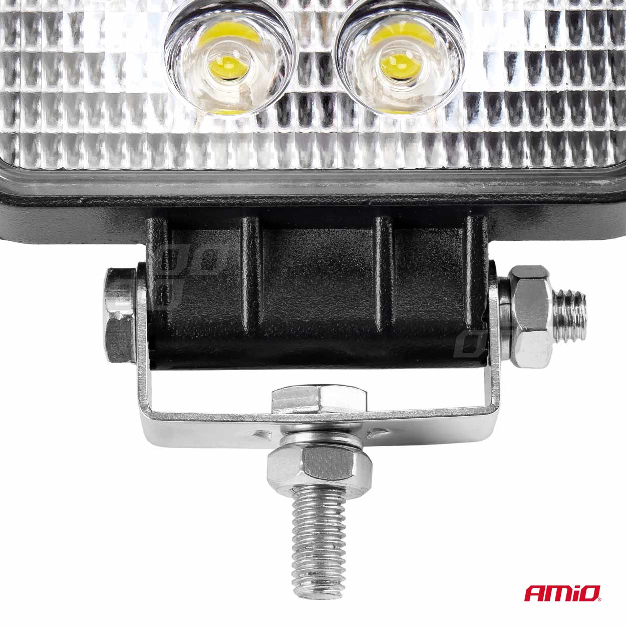 Lampa lucru LED 27W 6000K, Spot lumina, 12V-60V, IP67, aluminiu, omologare E9, 106 x 106 x 32 mm