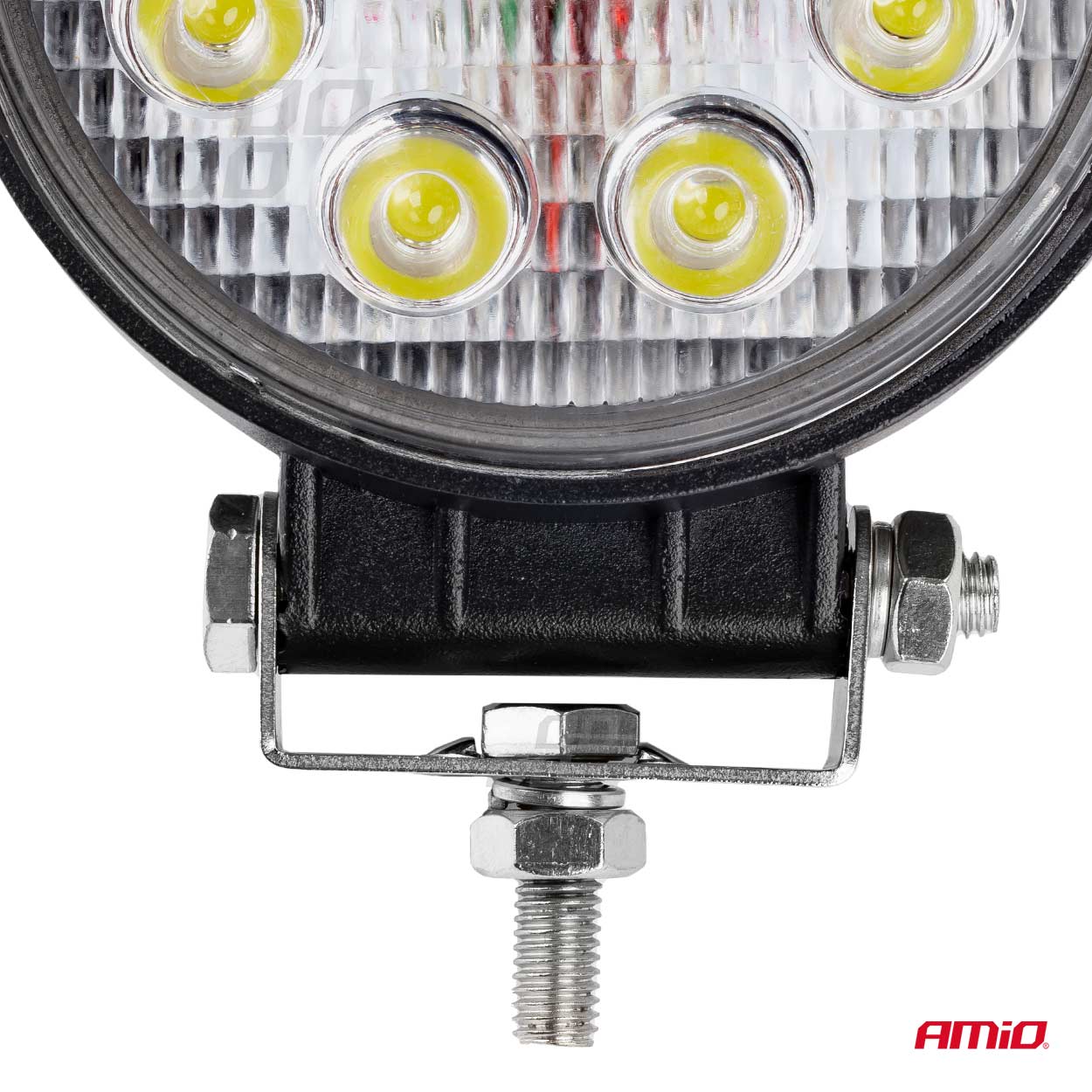 Lampa lucru LED 27W 6000K, Spot lumina, 12V-60V, IP67, aluminiu, omologare E9, ?115 x 35 mm