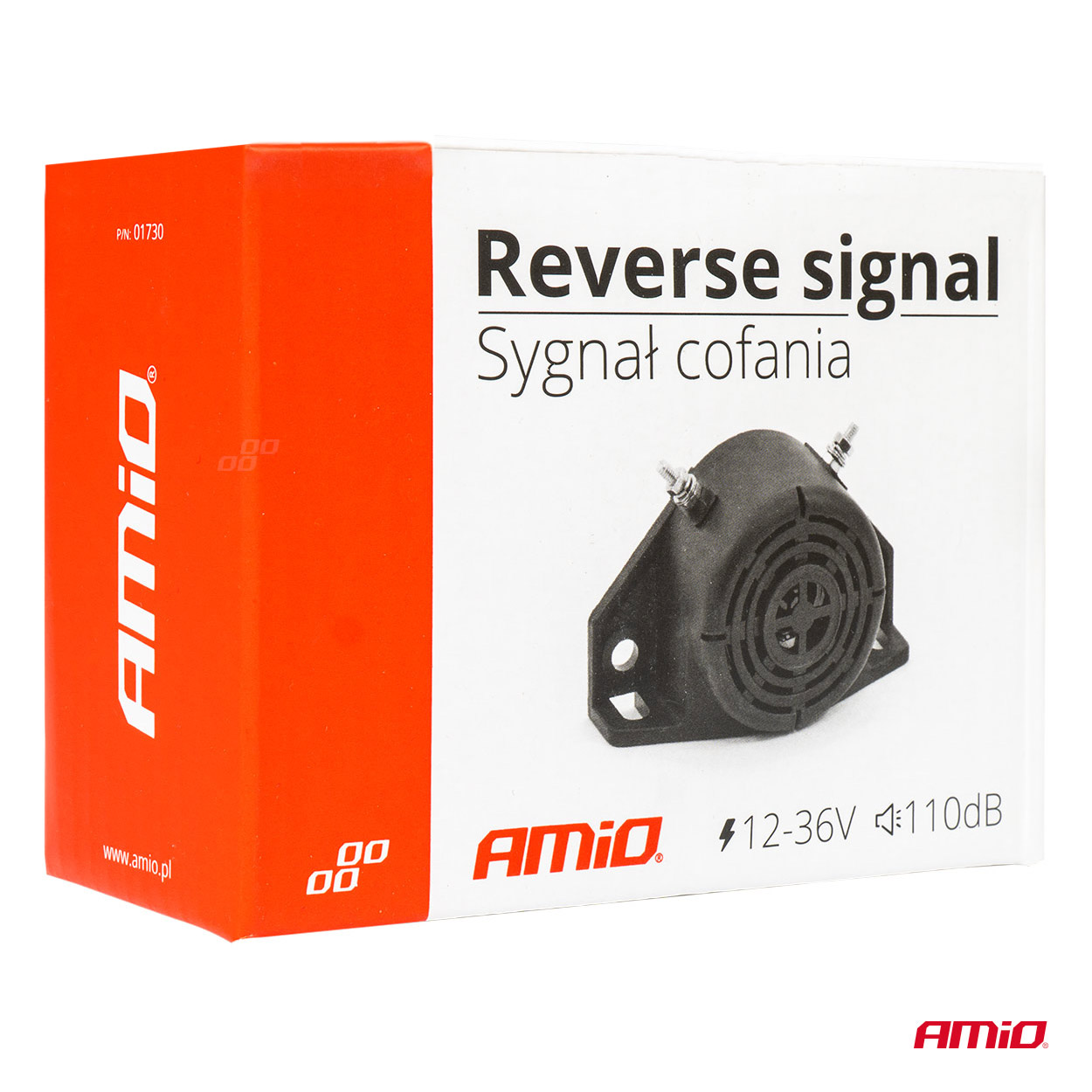 Alarma mers inapoi 12-36V 110 dB, AMIO, 1 buc