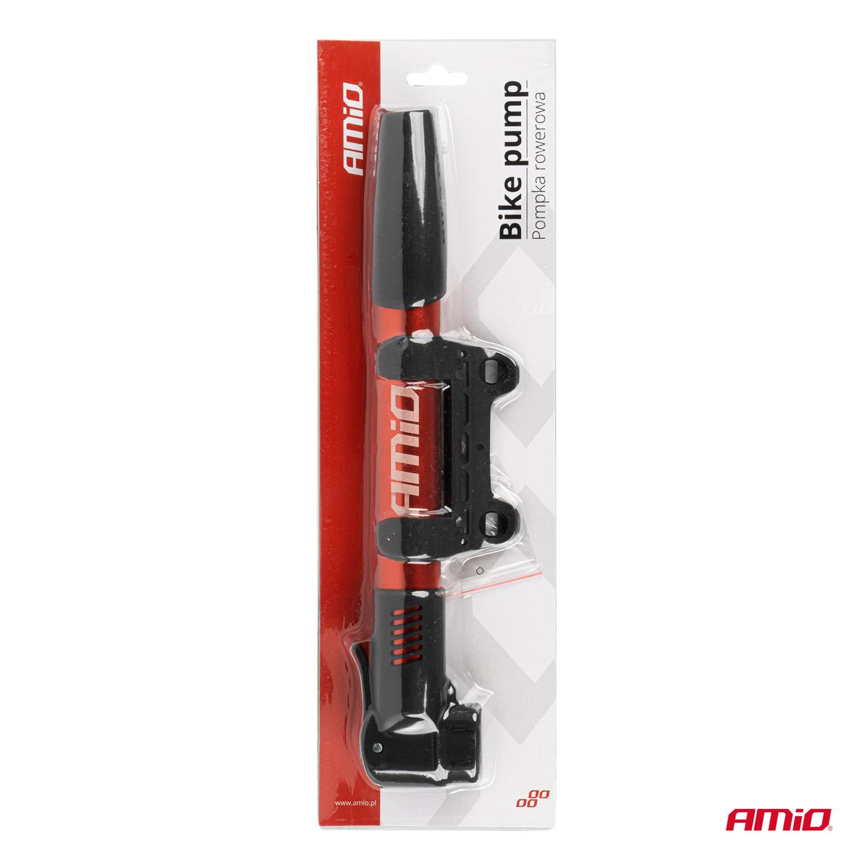 Pompa aer bicicleta , trotinete electrice, motoare, pompa manuala mini, tub 28cm , AMIO