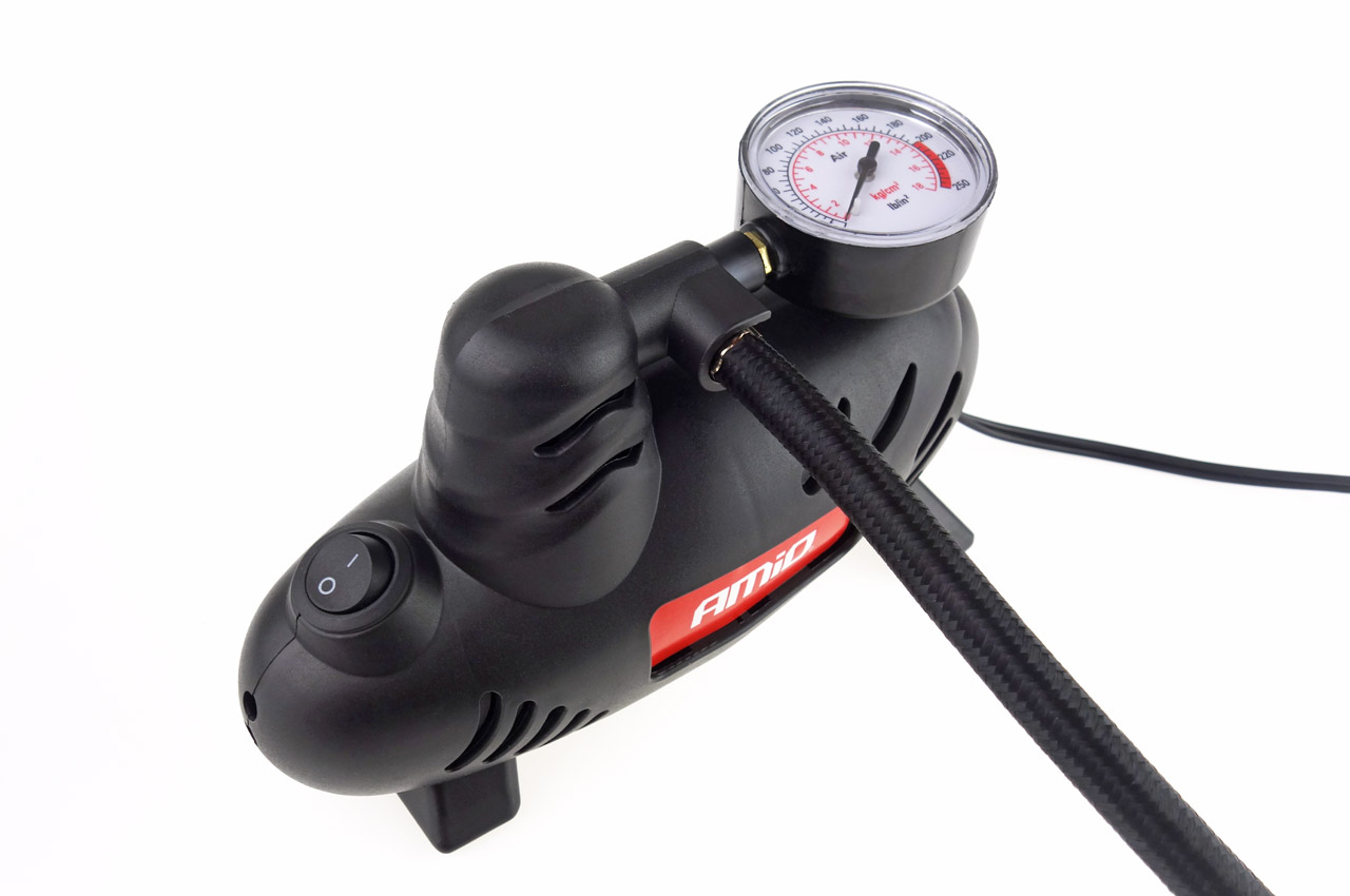 Compresor auto Amio 12V , 17Bar , 300PSI, ACOMP-07