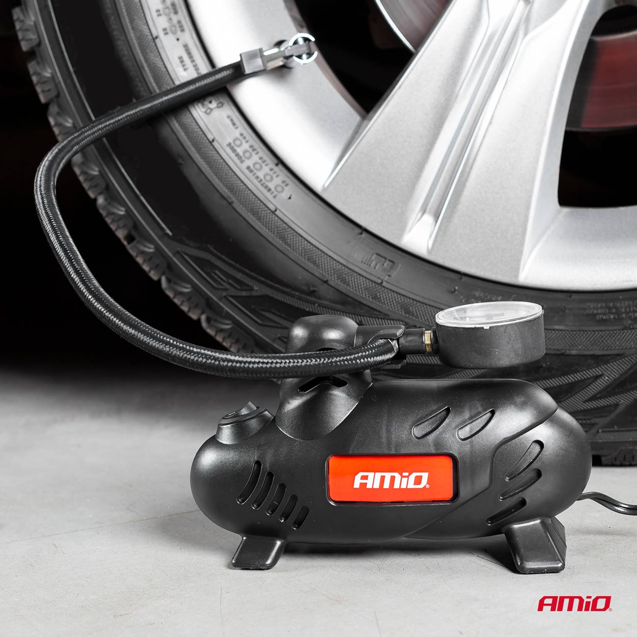 Compresor auto Amio 12V , 17Bar , 300PSI, ACOMP-07