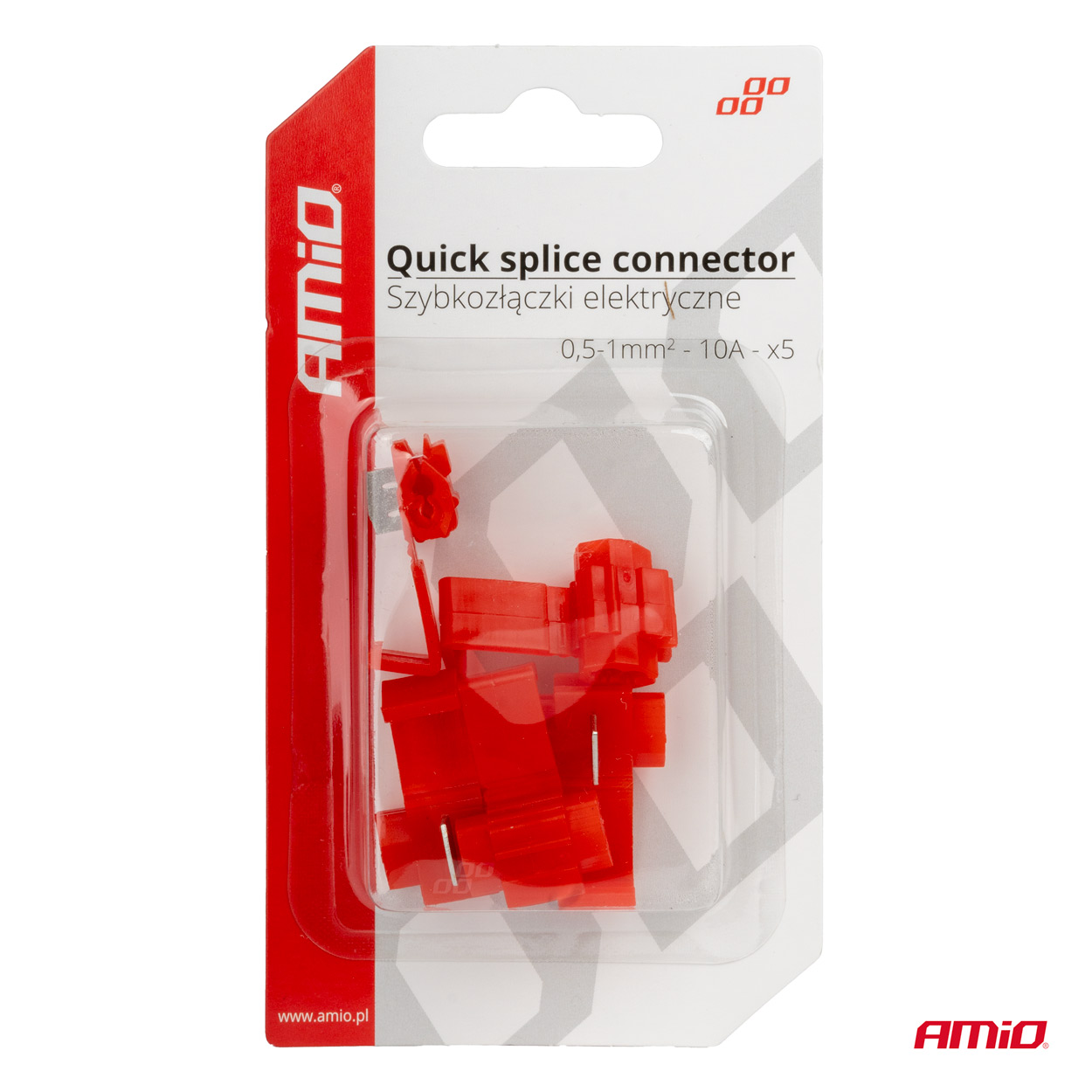Cuplaje electrice pentru imbinari rapide 0,5-1mm2 10A, 5buc/blister