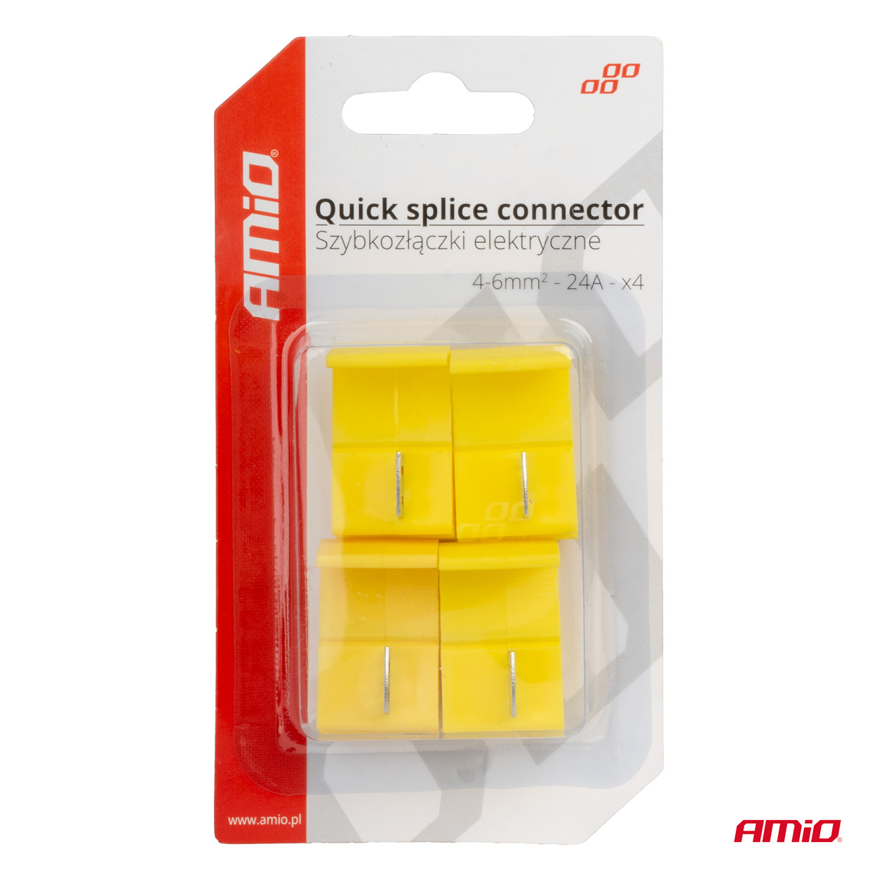 Cuplaje electrice pentru imbinari rapide 04-6mm2 24A 4 buc/blister