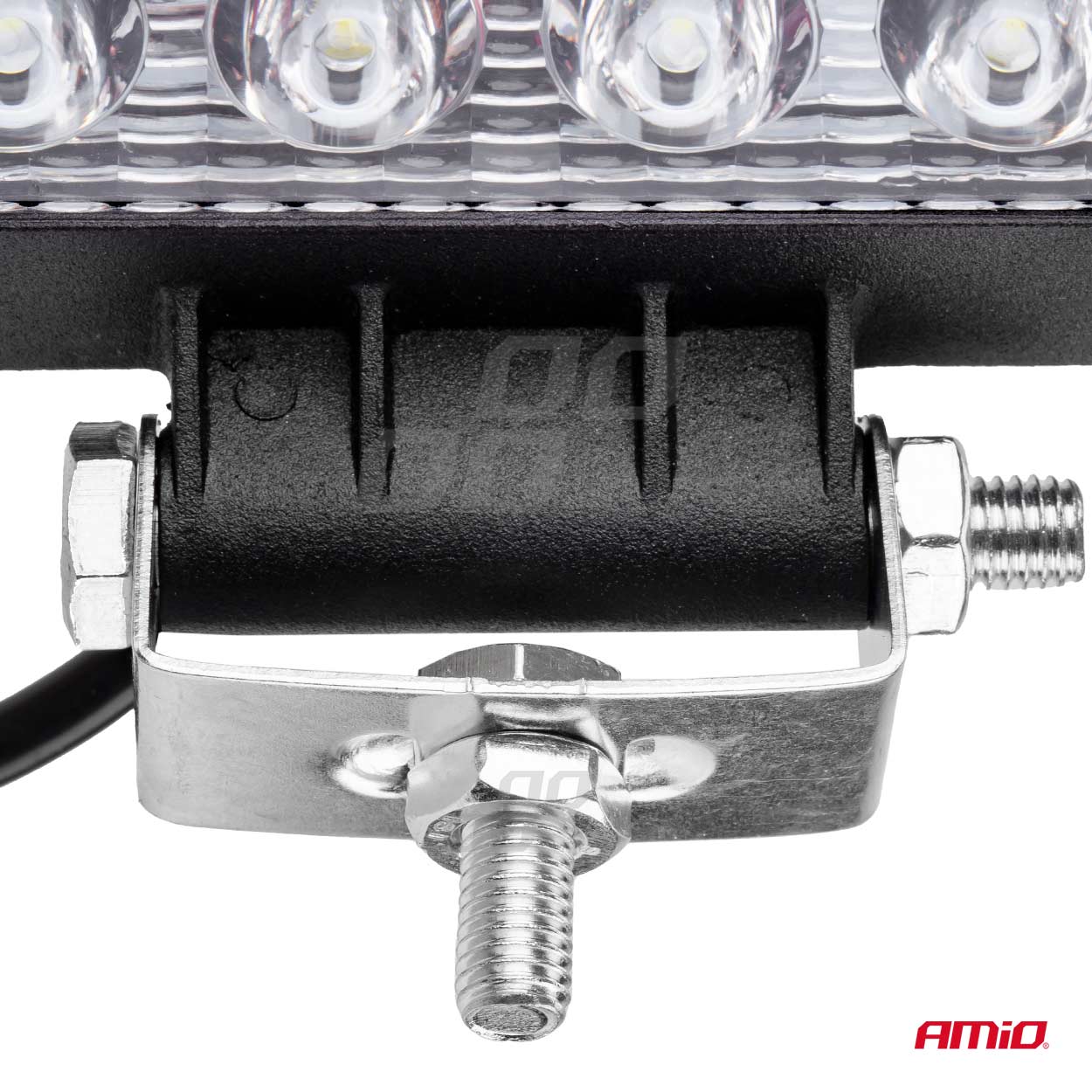 Proiector auto LED AMIO 12-24V, cu 16 LED 3030, 110x110mm, 1 buc.