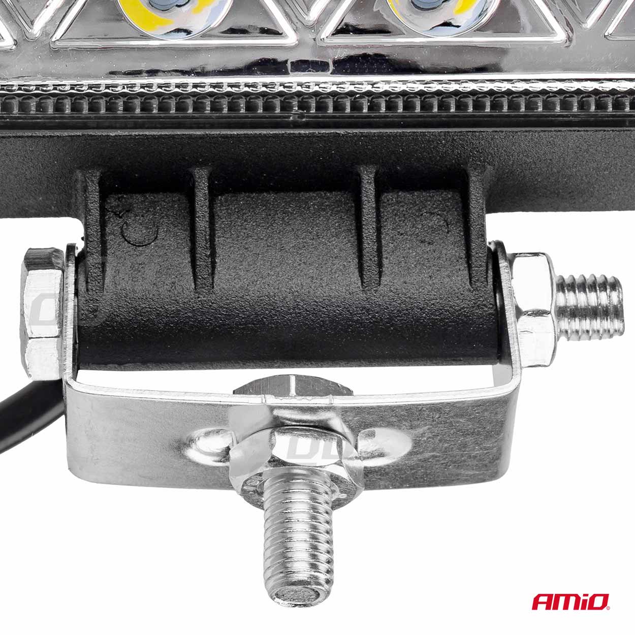 Proiector auto LED AMIO 12-24V, cu 26 LED 3030, 110x110mm, 1 buc.