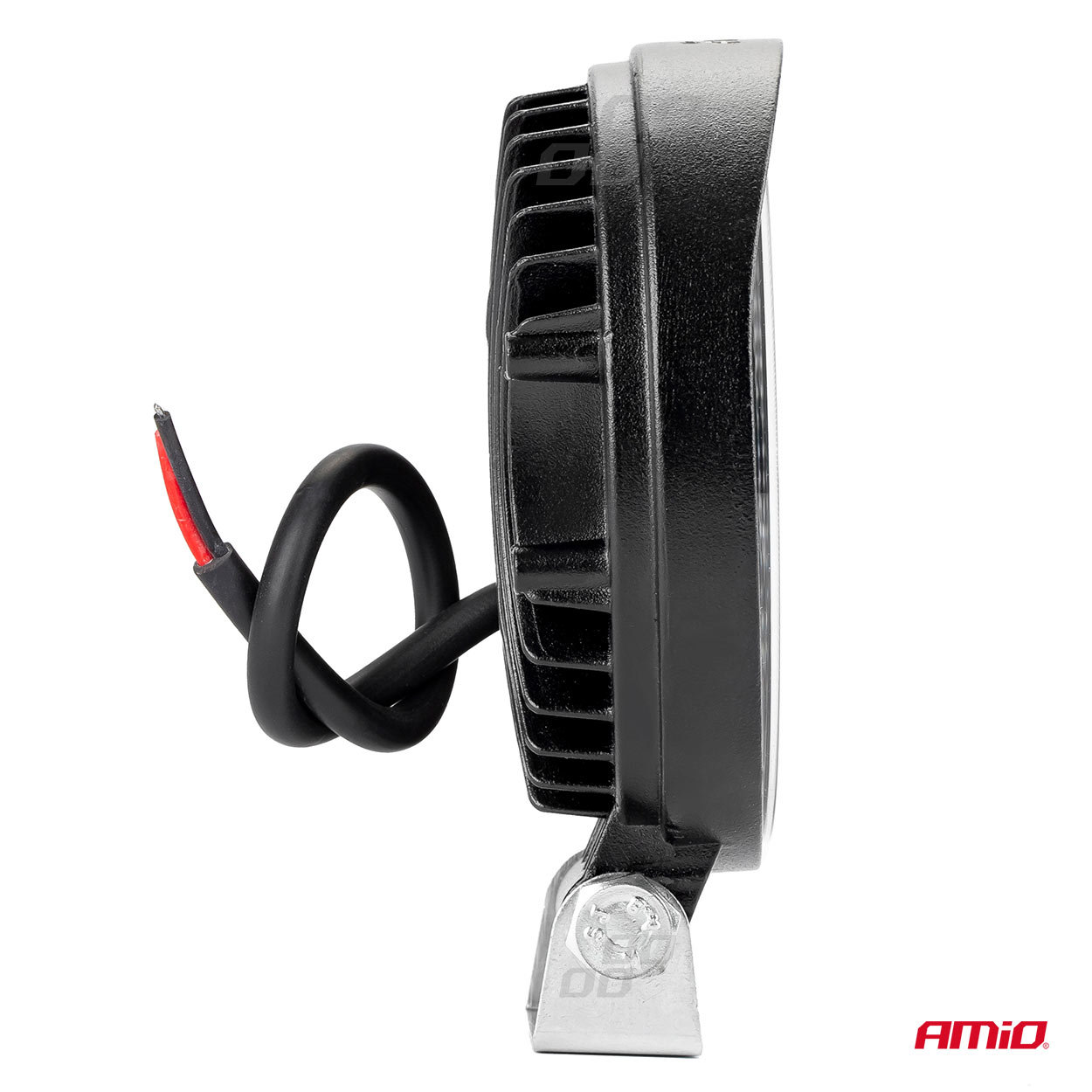 Proiector auto LED AMIO 12-24V, cu 26 LED 3030, rotund 110mm, 1 buc.