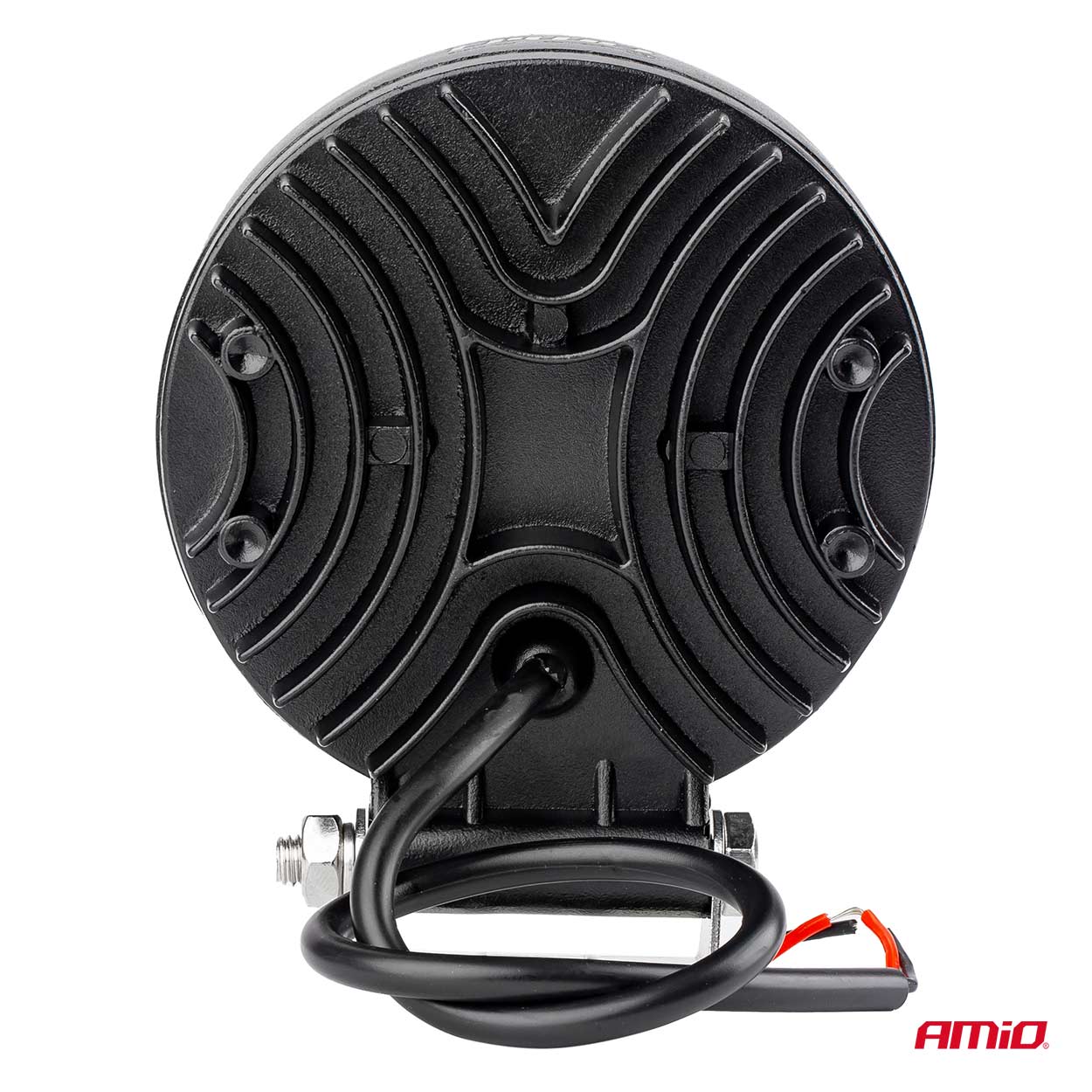 Proiector auto LED AMIO 12-24V, cu 26 LED 3030, rotund 110mm, 1 buc.