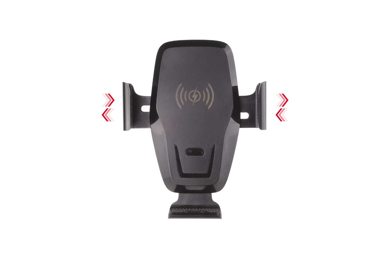 Suport auto cu incarcator wireless AMIO PHW-05, fixare cu ventuza, incarcare Qi, cu brat reglabil