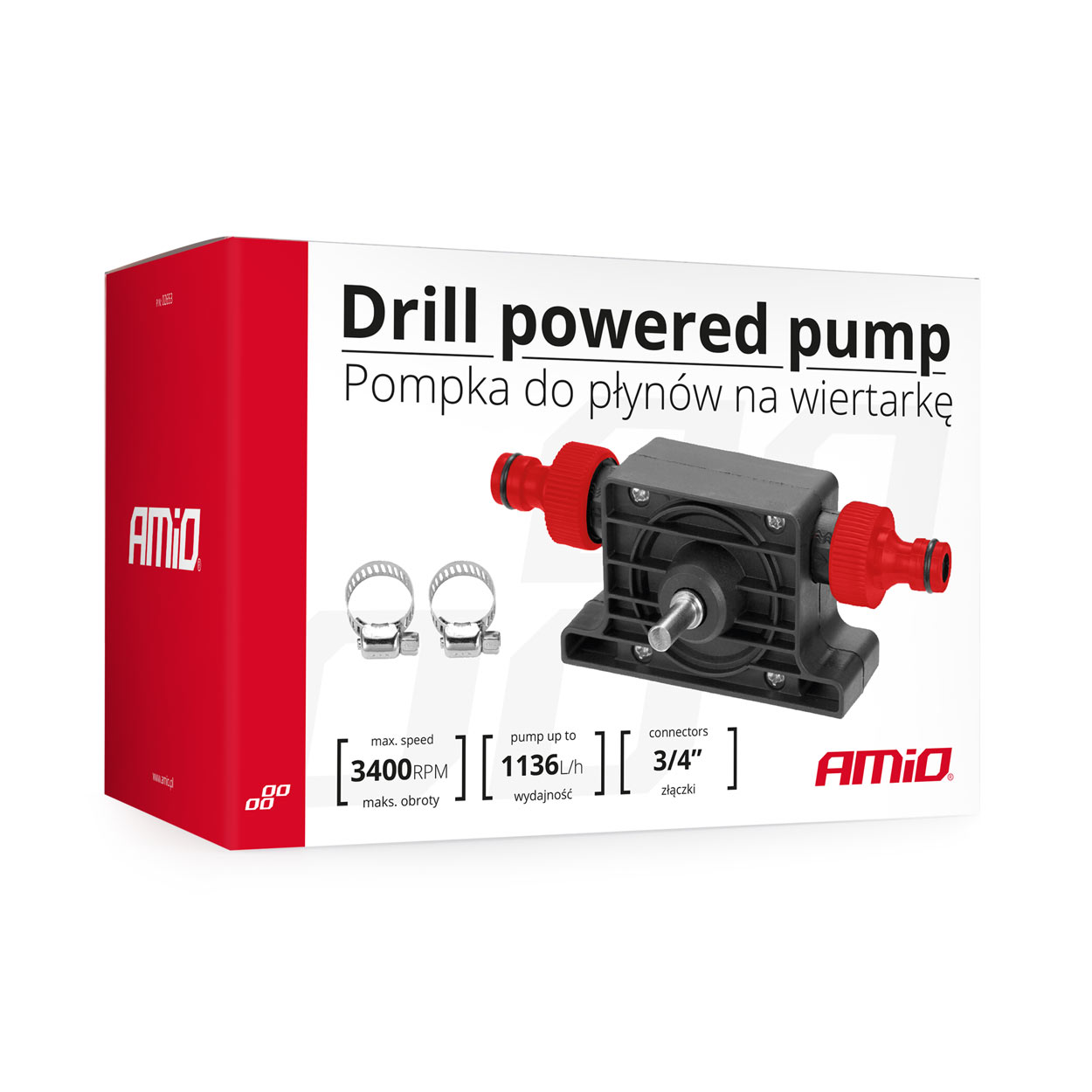 Pompa transfer lichide, pentru bormasina, 40L/min, AMiO