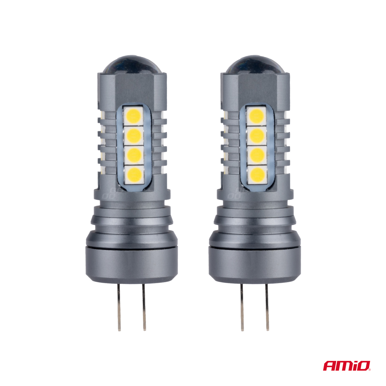Bec LED Canbus 3030 18SMD HP24W alb 12V/24V, Amio, set 2 buc