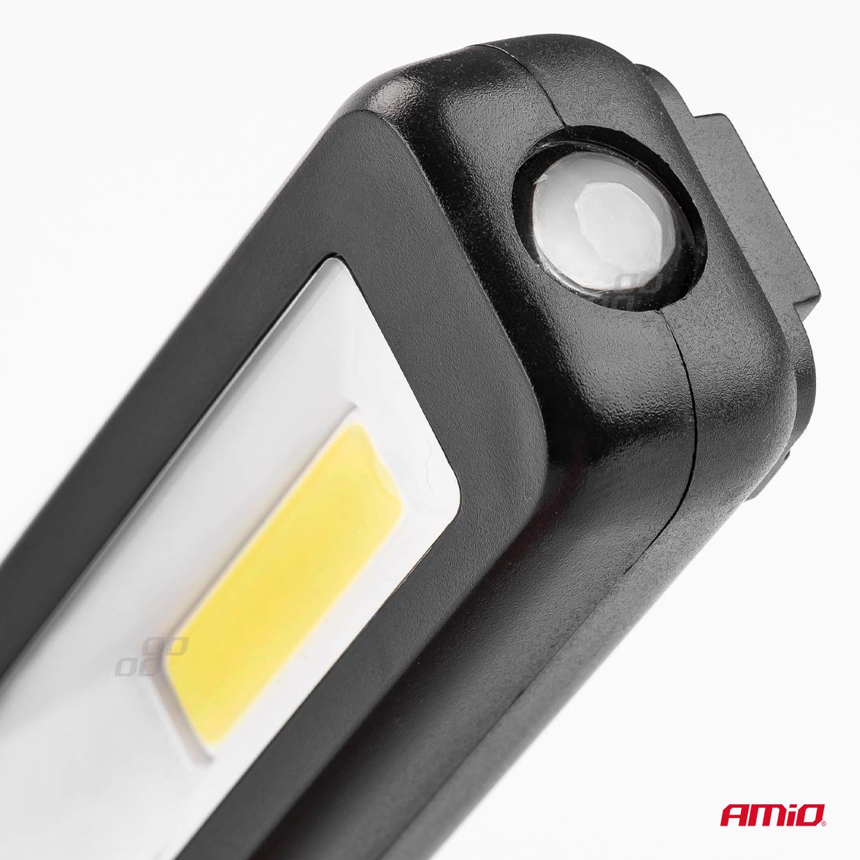Lampa de lucru cu 1 COB LED + 1 LED , 200lm, carcasa cauciucata, fixare magnet, carlig, acumulator, AMiO WT07