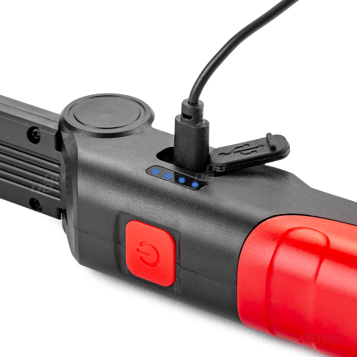 Lampa de lucru cu COB + LED, 500lm, 6500K, carcasa cauciucata, cu acumulator , AMiO WT12