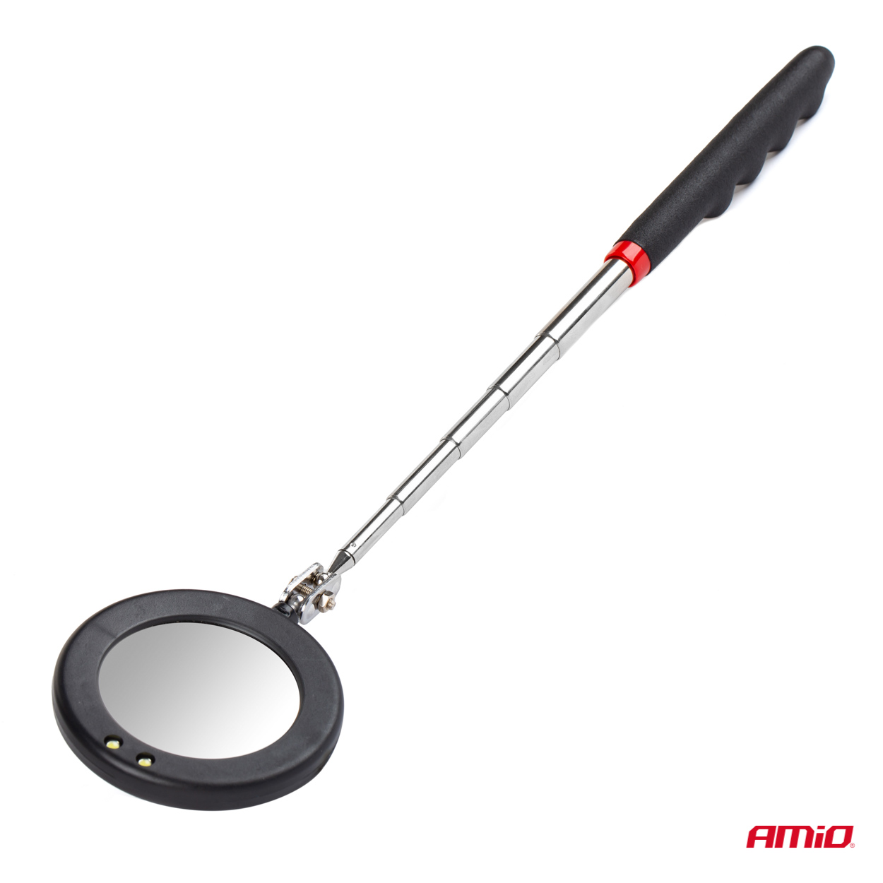 Oglinda de control telescopica, cu lampa LED