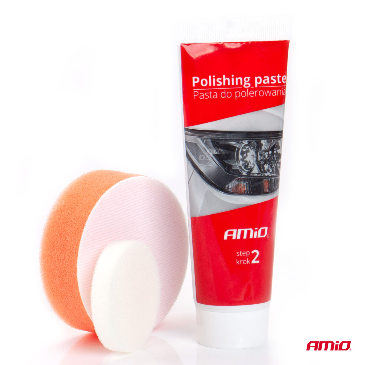 Kit polish faruri, cu protectie UV, AMIO, 1 set