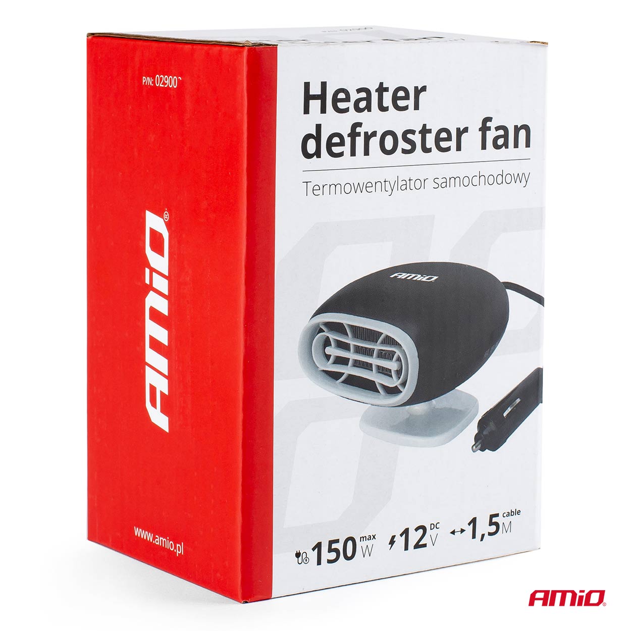 Incalzitor, dezghetator, ventilator pentru masina, 12 V, 150W, AMiO