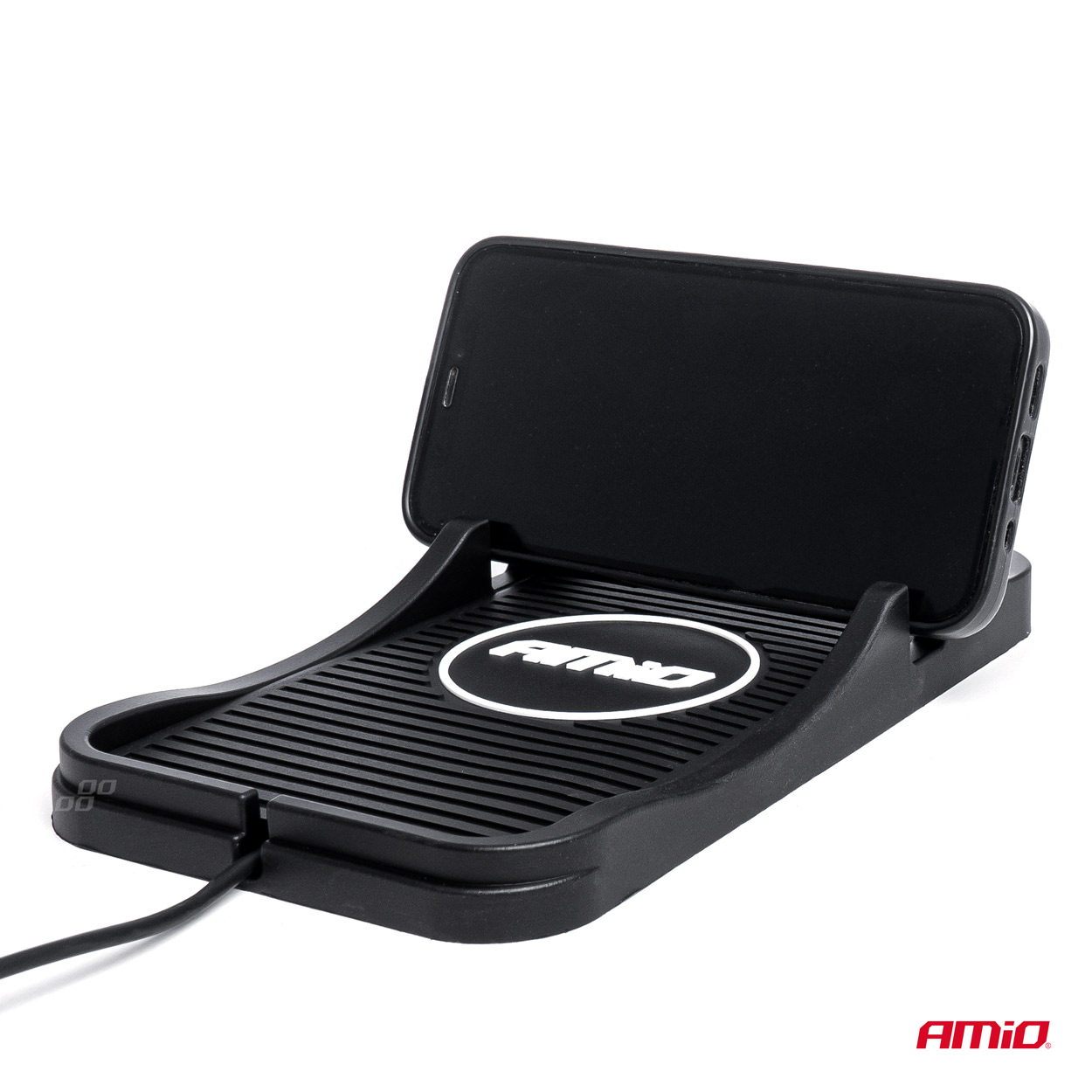 Incarcator telefon wireless cu suport din silicon, 15W WCP-2
