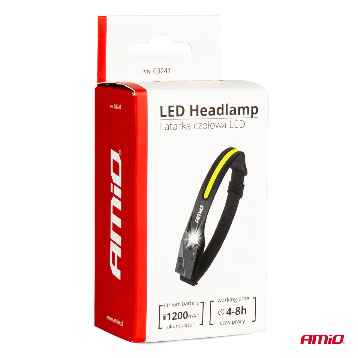 Lanterna frontala cu LED (de cap) reincarcabila XPE+COB 1200mAh LH05