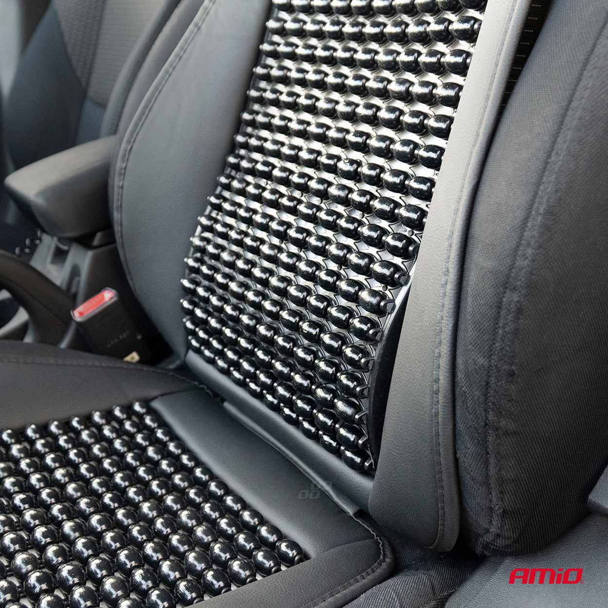 Husa scaun auto, cu suport lombar si tetiera, AMIO, 1buc