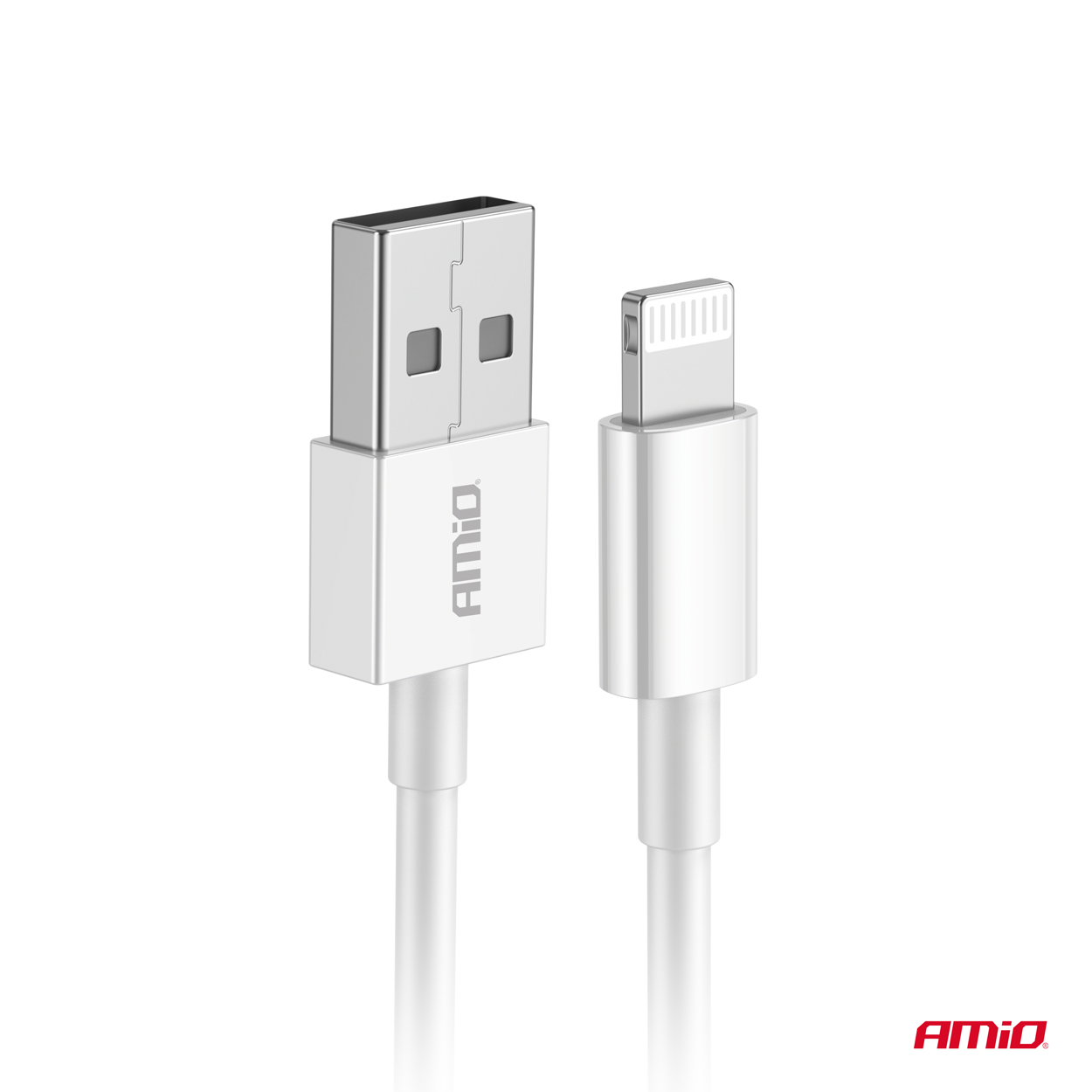 Cablu USB - Lightning 2A 100cm FullLINK, AMIO, 1buc