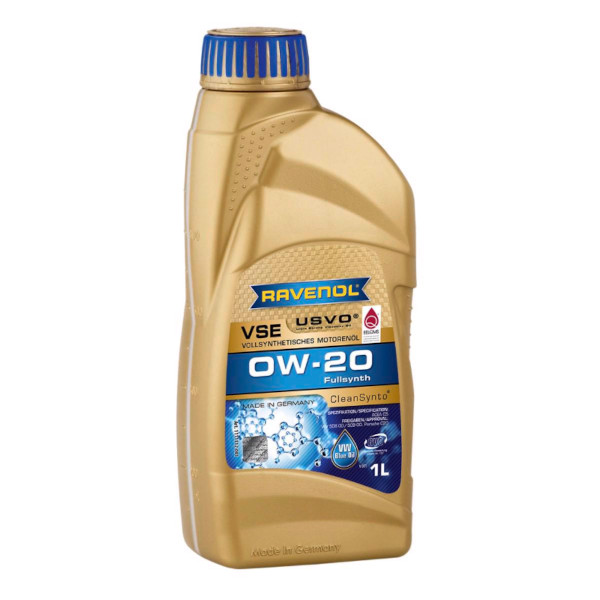 Ulei motor RAVENOL VSE SAE 0W20 USVO 1l