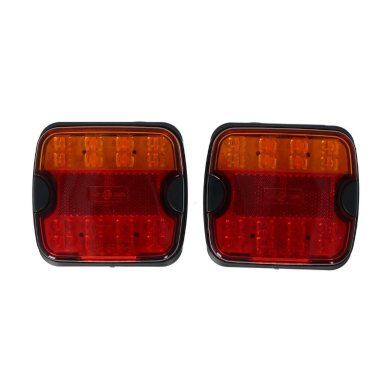 Set lampi remorca LED, magnetice, wireless, cu acumulator 4000mAh, comunicare Bluetooth, 13 pini, 4 functii, distanta max 25m