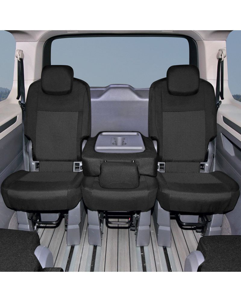 Set huse scaune auto Kegel Tailor Made pentru VW T7 Multivan (2021-), set 3 huse scaune individuale rand 2 si 3