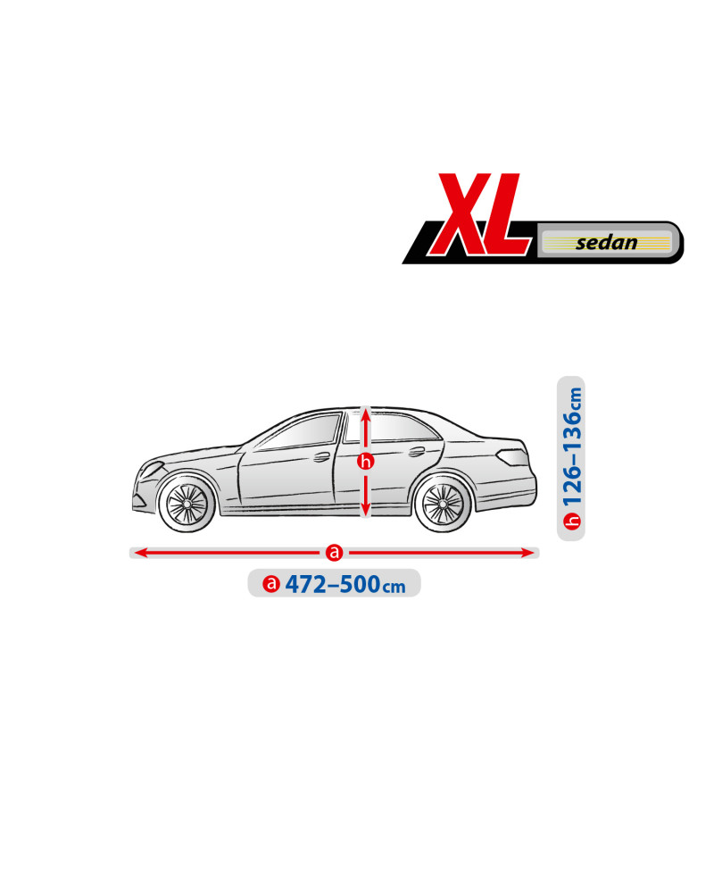 Prelata auto, husa exterioara Optimal Garage XL sedan 472-500 cm